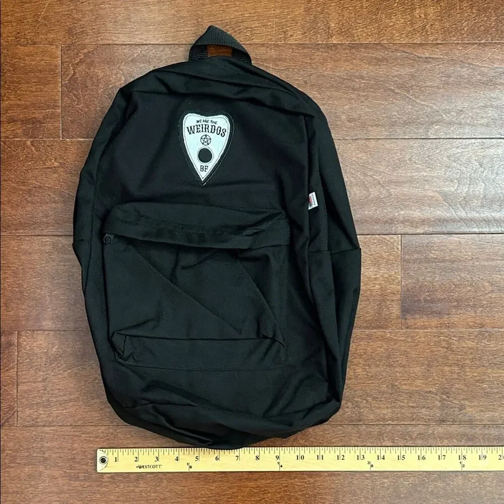 Beauty Forever Jeffree Star Black “We Are The Weirdos” Backpack, NWOT